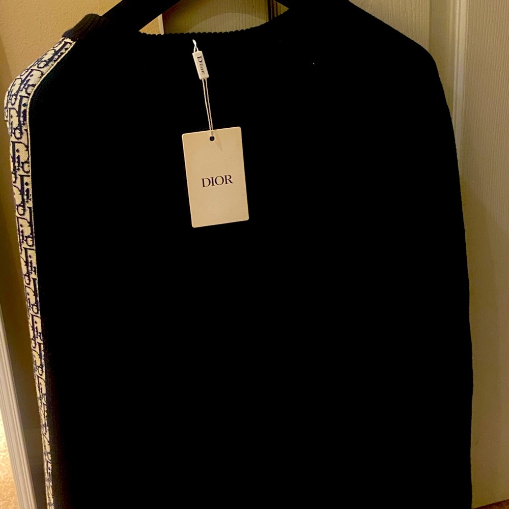 Dior men knitwear black